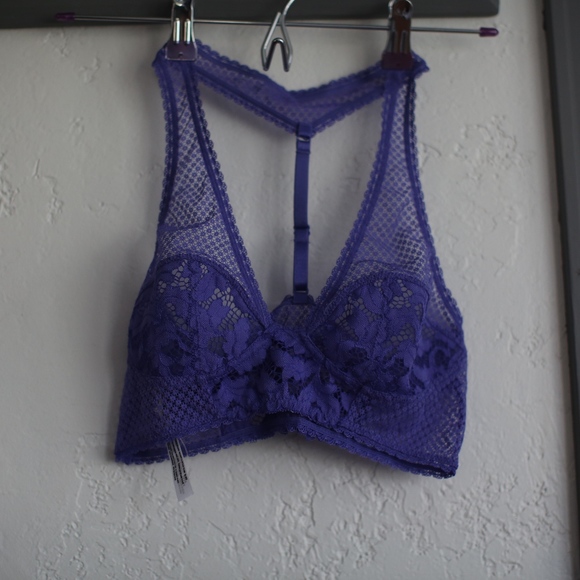 Free People Other - NWOT Free People Intimates Purple lace Bra